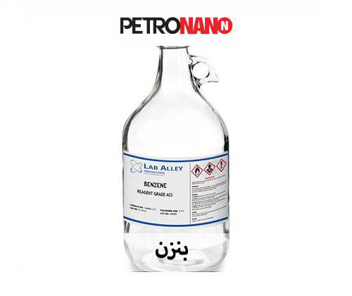 بنزن مایعی است بیرنگ، خوشبو و فرار که با شعله زرد رنگ همراه با دوده میسوزد. بنزن